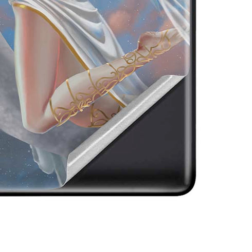 Fairy on Moon with Birds by Nene Thomas Google Pixel 6 Skin